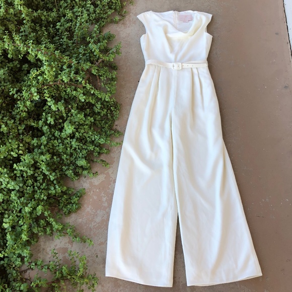 gal meets glam white jumpsuit